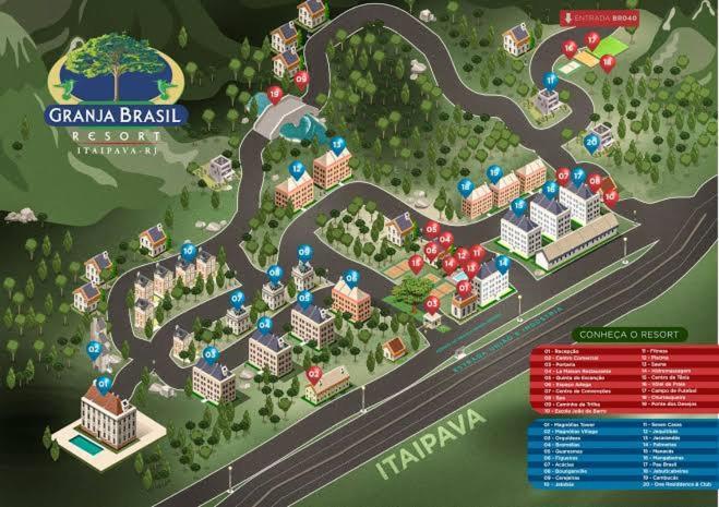 Appartamento Maravilhoso Flat Em Itaipava Petrópolis Esterno foto